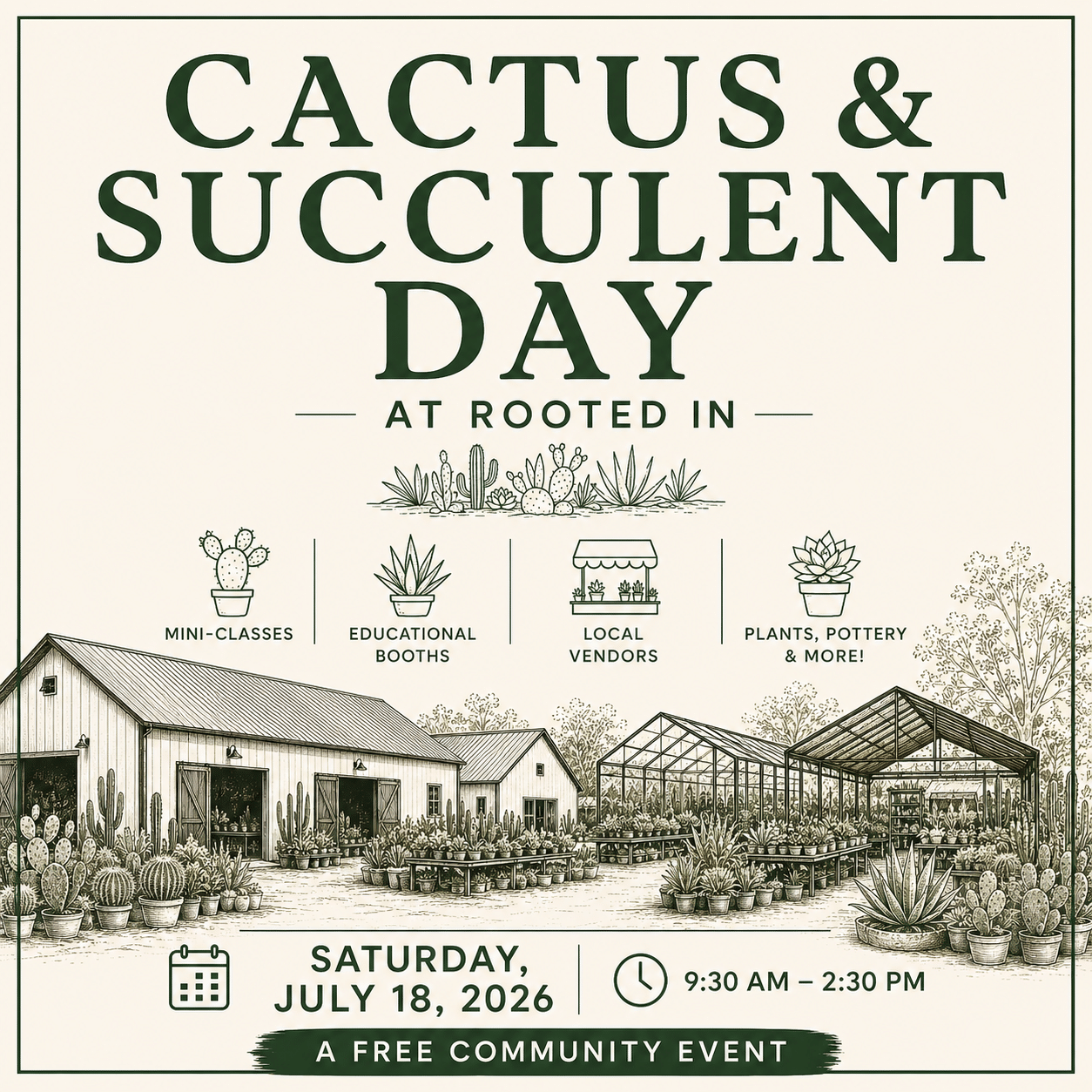 CACTUS & SUCCULENT DAY! | Rooted In